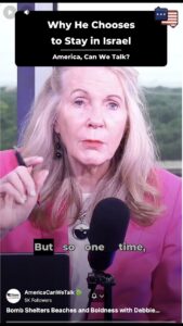 Bomb Shelters Beaches and Boldness with Debbie Georgatos and Eduardo Shoval (Quick Clip) Thumbnail